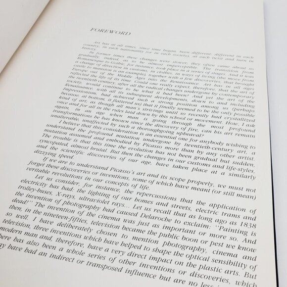 Picasso Josep Fabre Ediciones Poligrafa Vintage 1985 Hardcover Art Book Unread - Picture 10 of 11